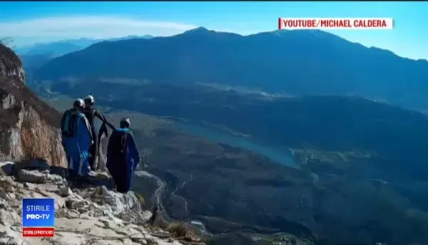 Presa italiană, despre românul mort în timp ce făcea Base Jump. Prietenii sunt șocați