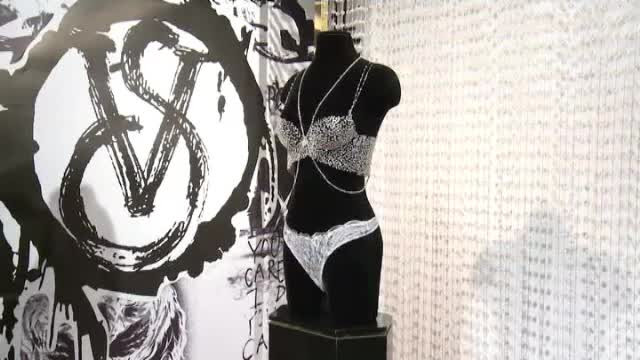 Lenjerie intimă din argint, cu mii de pietre preţioase. Ce fotomodel o va purta