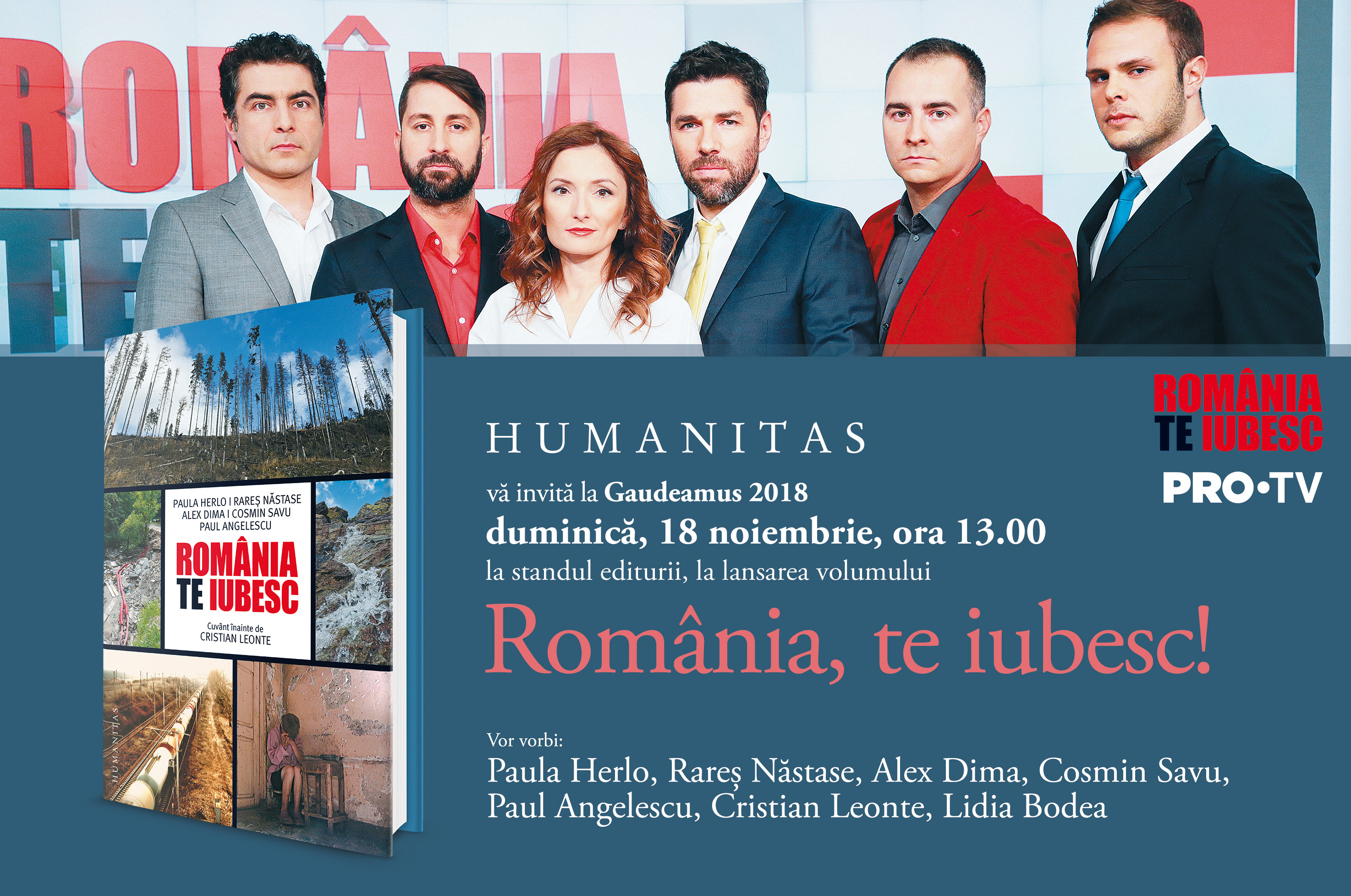 Turneul de promovare al cărţii "România, te iubesc" a ajuns la Iaşi: "Este o mărturie trăită a noastră"