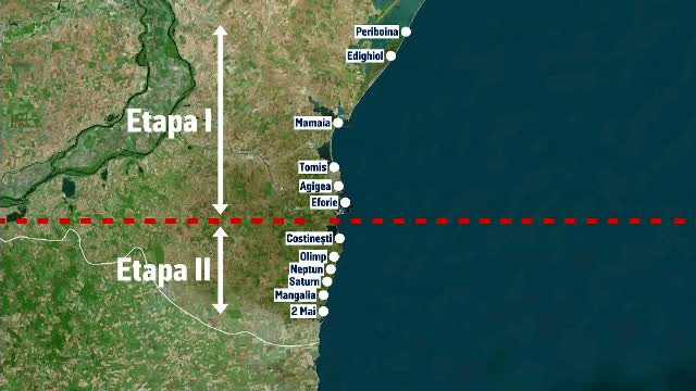 Guvernul promite să refacă plajele măcinate de eroziune. În 5 ani vor fi extinse cu 200 de hectare