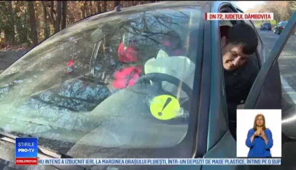 Doi copii au fost răniți după ce tatăl lor a pierdut controlul într-o depășire