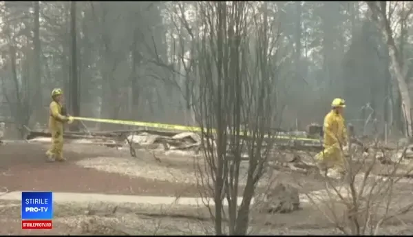 Cel puțin 31 de oameni au murit în incendiile din California. Flăcările s-au extins pe 45.000 de hectare