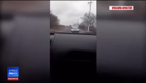 Cum a fost surprins un echipaj de poliție în județul Tulcea: „Cred că m-a văzut”