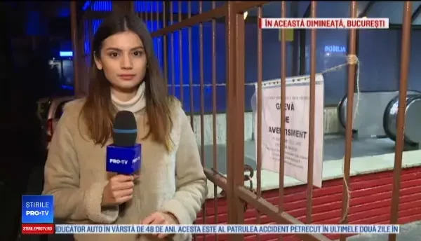 Grevă la metrou, joi dimineață. Timp de două ore, niciun tren nu a circulat