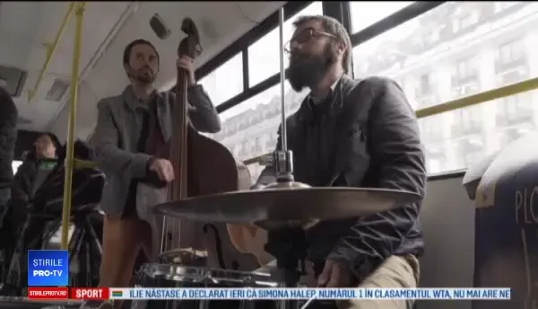Un autobuz din Ploiești a găzduit un spectacol de jazz
