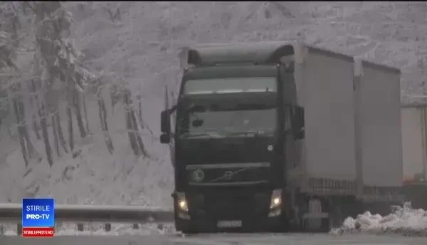 Localitatea din România în care stratul de zăpadă a ajuns la 7 cm. Ce anunță meteorologii