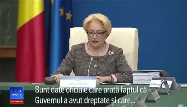 Nouă gafă a premierului Viorica Dăncilă. Ce cuvând a folosit în loc de ”predicţii”. VIDEO