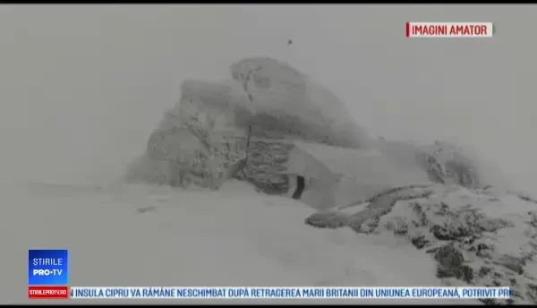 Zona din România în care s-a pornit viscolul. Avertizare de vreme severă în întreaga ţară