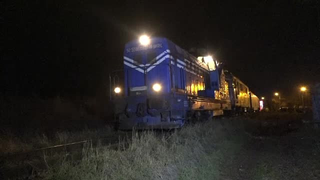 Panică într-un tren de călători, după ce locomotiva a luat foc în mers
