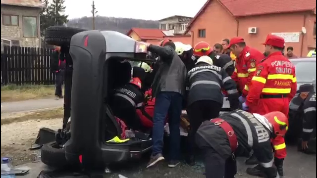 Gestul care a dus la un accident în lanț, lângă Pitești