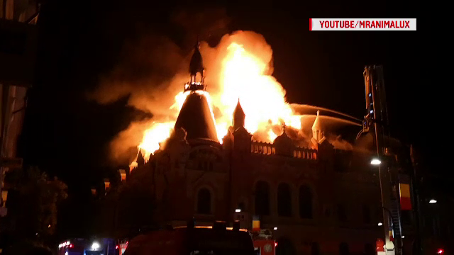 Cauza incendiului în care a fost distrus Palatul Episcopal din Oradea a fost, cel mai probabil, de natură electrică