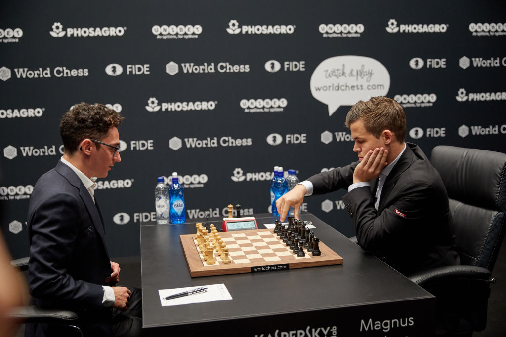 Campionatul Mondial de șah: Magnus Carlsen și Fabiano Caruana, 9 egaluri consecutive