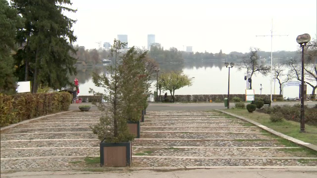 parc, herestrau, bucuresti, becuri, stalpi, bani, primarie,