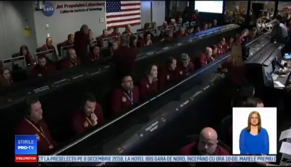 Reușită uriașă pentru NASA: sonda InSight a ajuns în ”siguranță” pe Marte. VIDEO