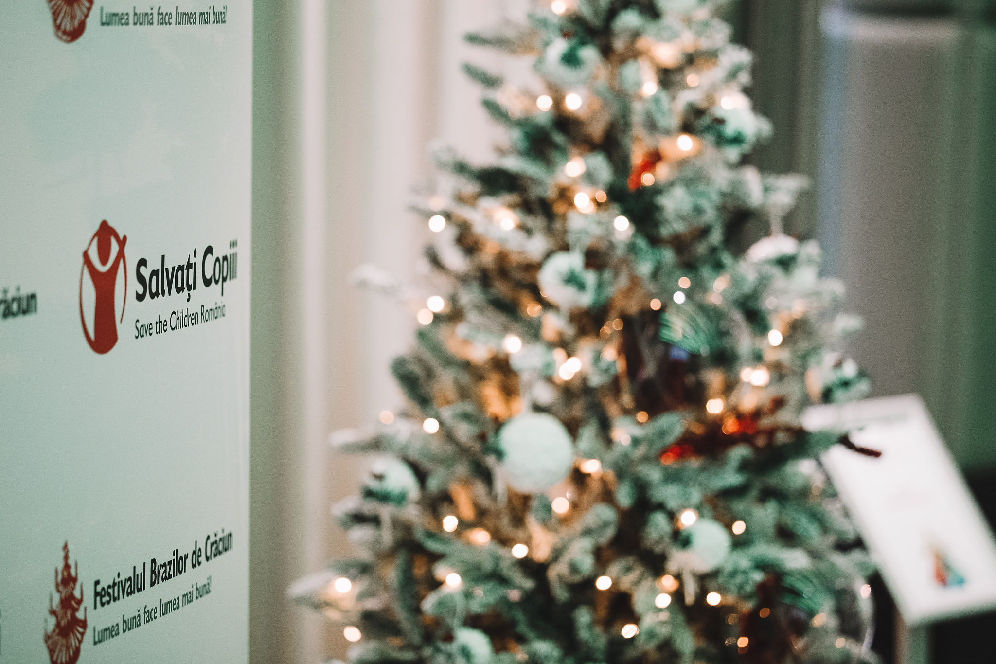 Festivalul Brazilor de Crăciun aduce copiii la școală. Doar 6% dintre copiii vulnerabili au acces la educație