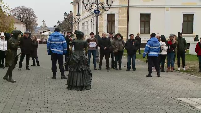 Protest Dancila la Alba Iulia