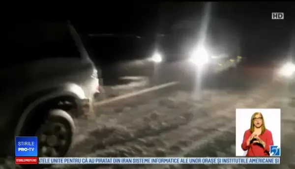 Viscolul a făcut ravagii în județul Constanța. Carosabilul s-a transformat în patinoar