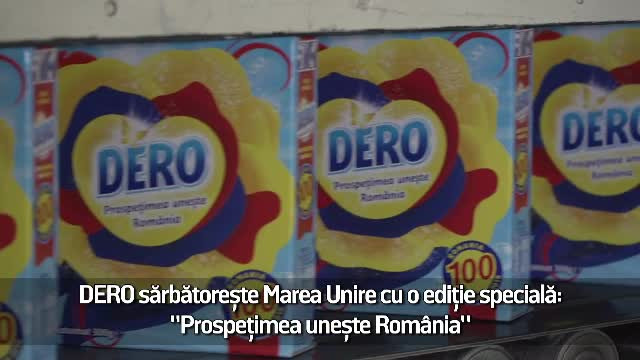 (P) DERO a pregătit 100.000 de pachete aniversare pentru provinciile unite din România