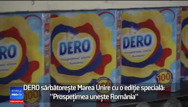 (P) DERO a pregătit 100.000 de pachete aniversare pentru provinciile unite din România