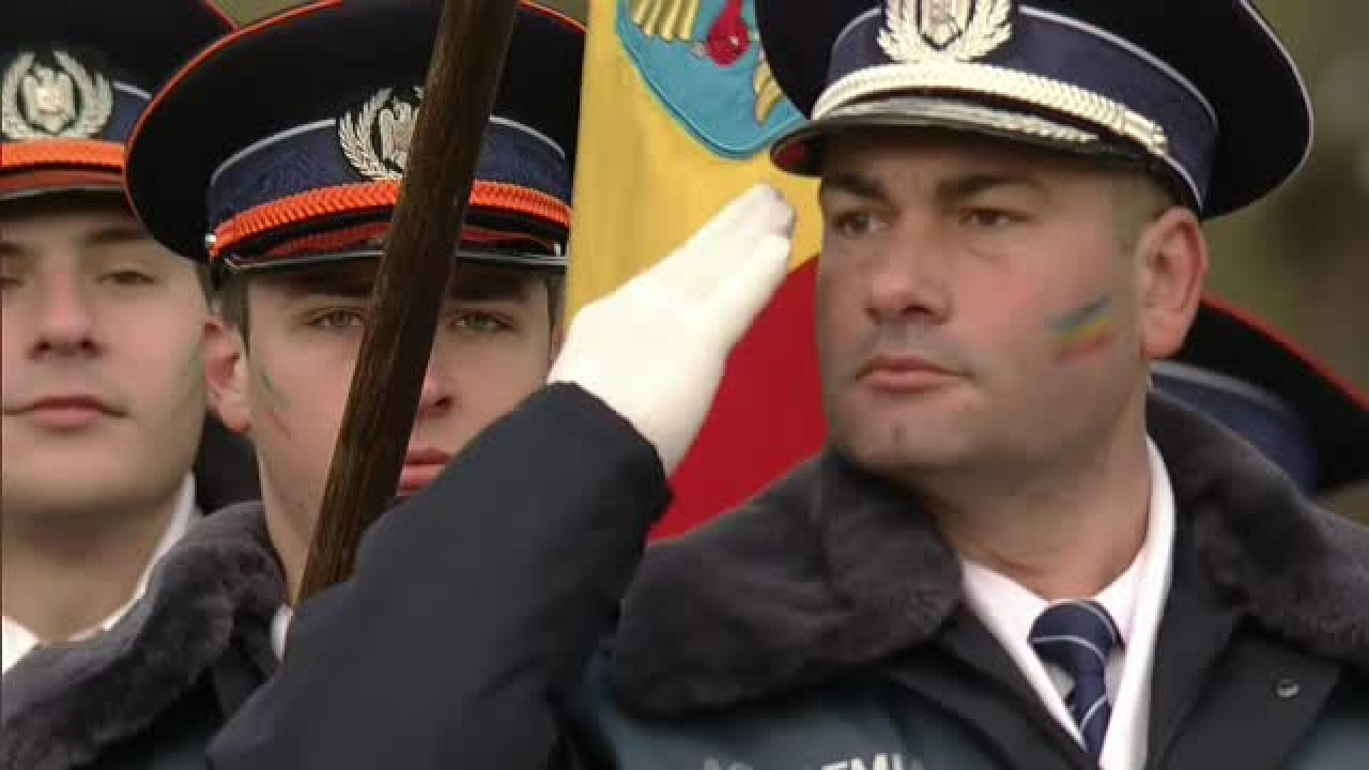 studenti Academia de Politie la parada de 1 Decembrie