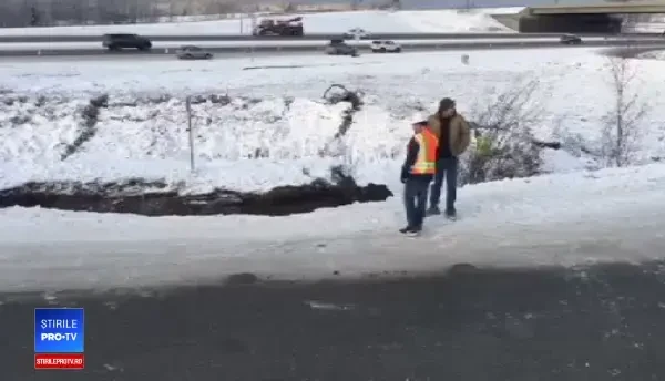 Drumuri distruse, clădiri fisurate. Imagini surprinse în timpul cutremurului din Alaska