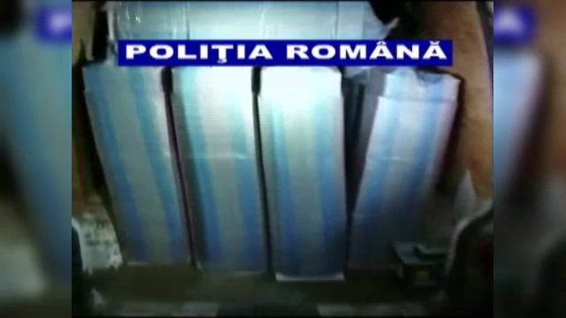 Captură impresionantă de țigări, la Galați. Unde erau ținute