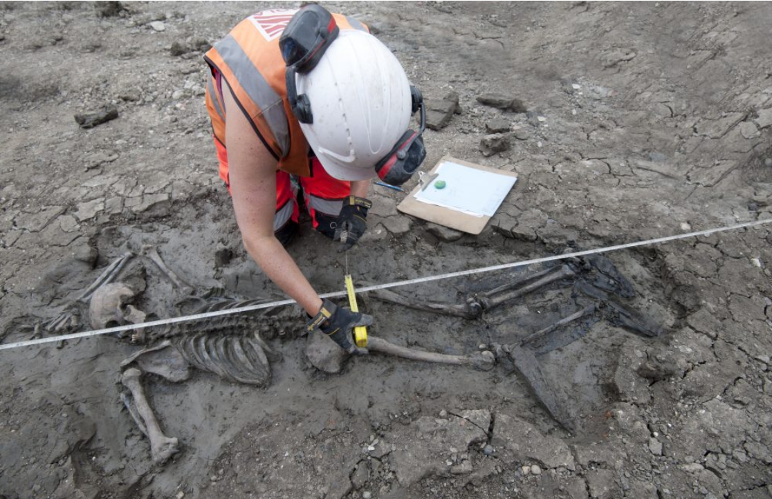 Schelet de acum 500 de ani, descoperit în râul Tamisa. Obiectul care a dus la identificarea bărbatului