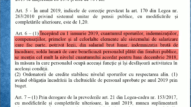 Guvernul vrea să înghețe sporurile și indemnizațiile bugetarilor în 2019. Pensiile cresc din septembrie