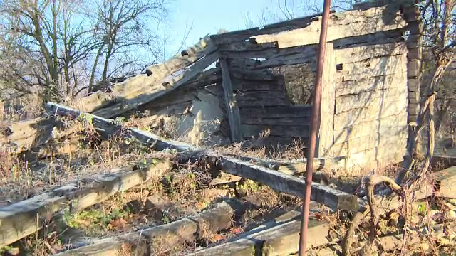 Casa lui Brâncuşi, aproape dărâmată. Primăria din Hobița a intrat în posesia ei