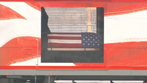 Imagini cu trenul care a dus sicriul lui George Bush Sr, o premieră în ultimii 50 de ani