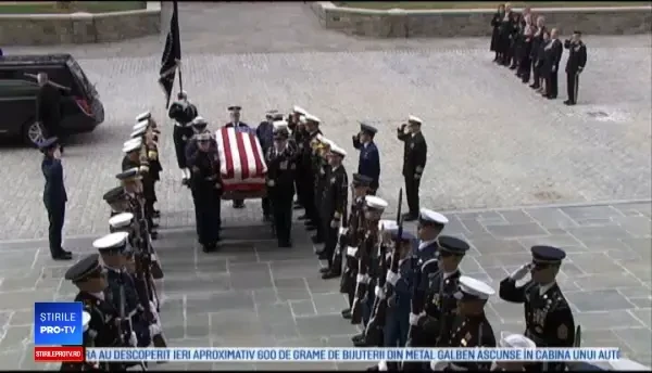 Cum și-a luat George Bush Jr. adio de la tatăl său. Discurs emoționant