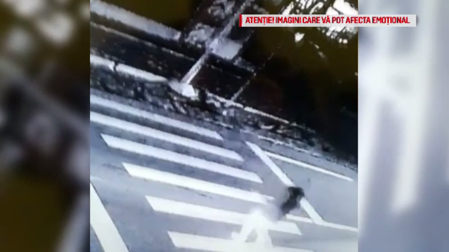 Bărbat lovit în plin pe trecerea de pietoni. Imaginile surprinse de camerele de supraveghere