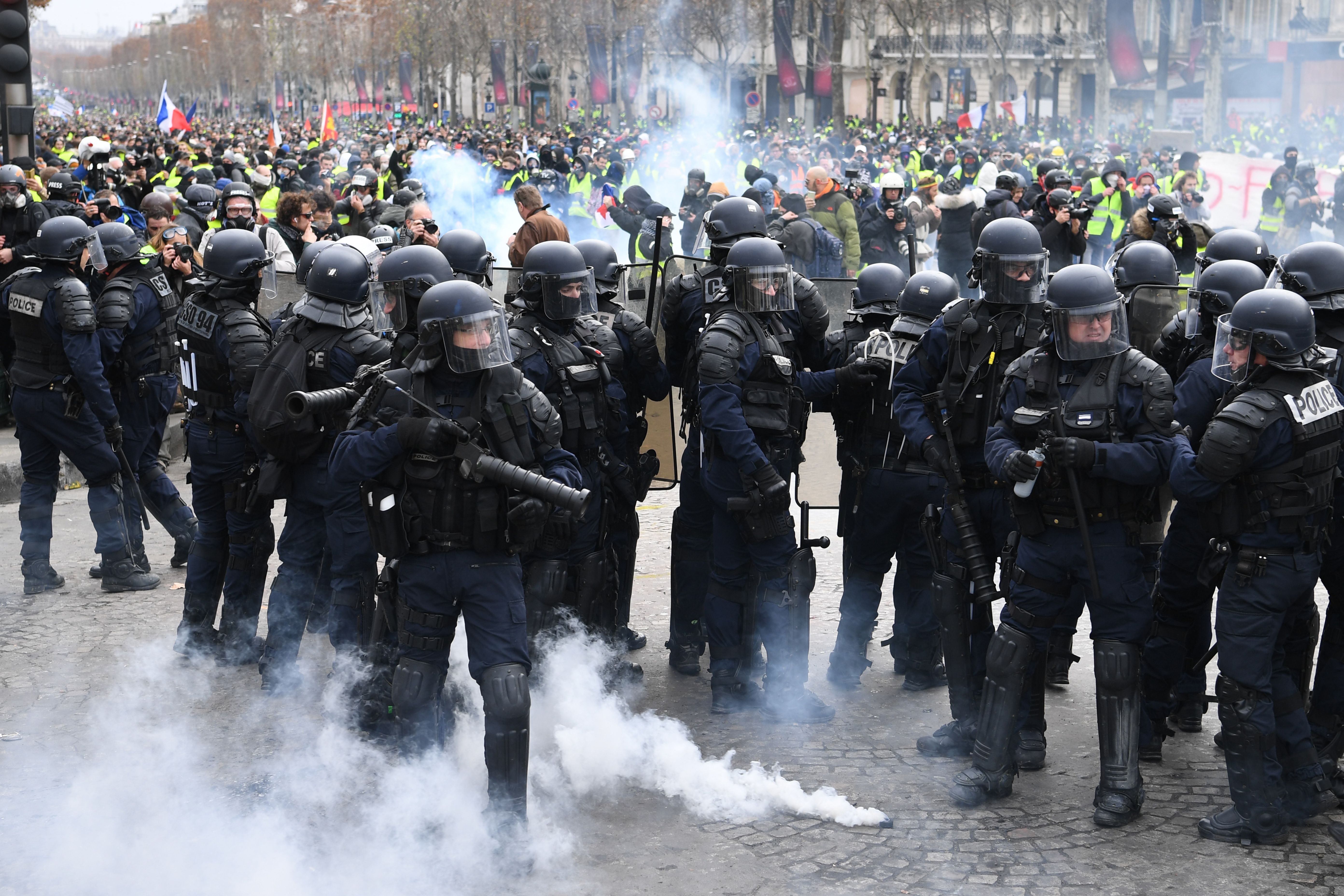 proteste in Franta