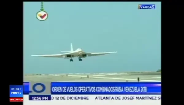 Rusia a trimis două bombardiere nucleare în Venezuela. Momentul în care aterizează