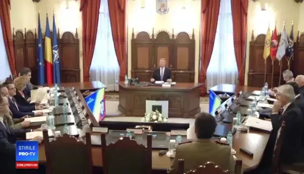 Sedință CSAT la Palatul Cotroceni