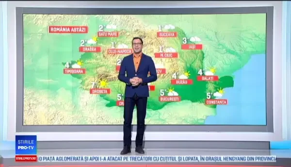 Ninsori trecătoare şi vânt puternic în aproape toată ţara. Cum va fi vreme în weekend