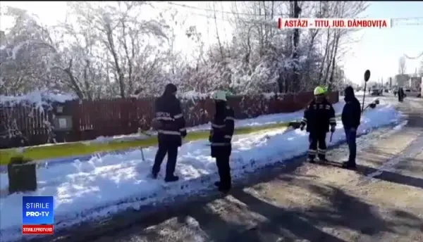 Alertă în Titu, după ce o țeavă de gaze s-a fisurat. Localnicii au fost evacuați