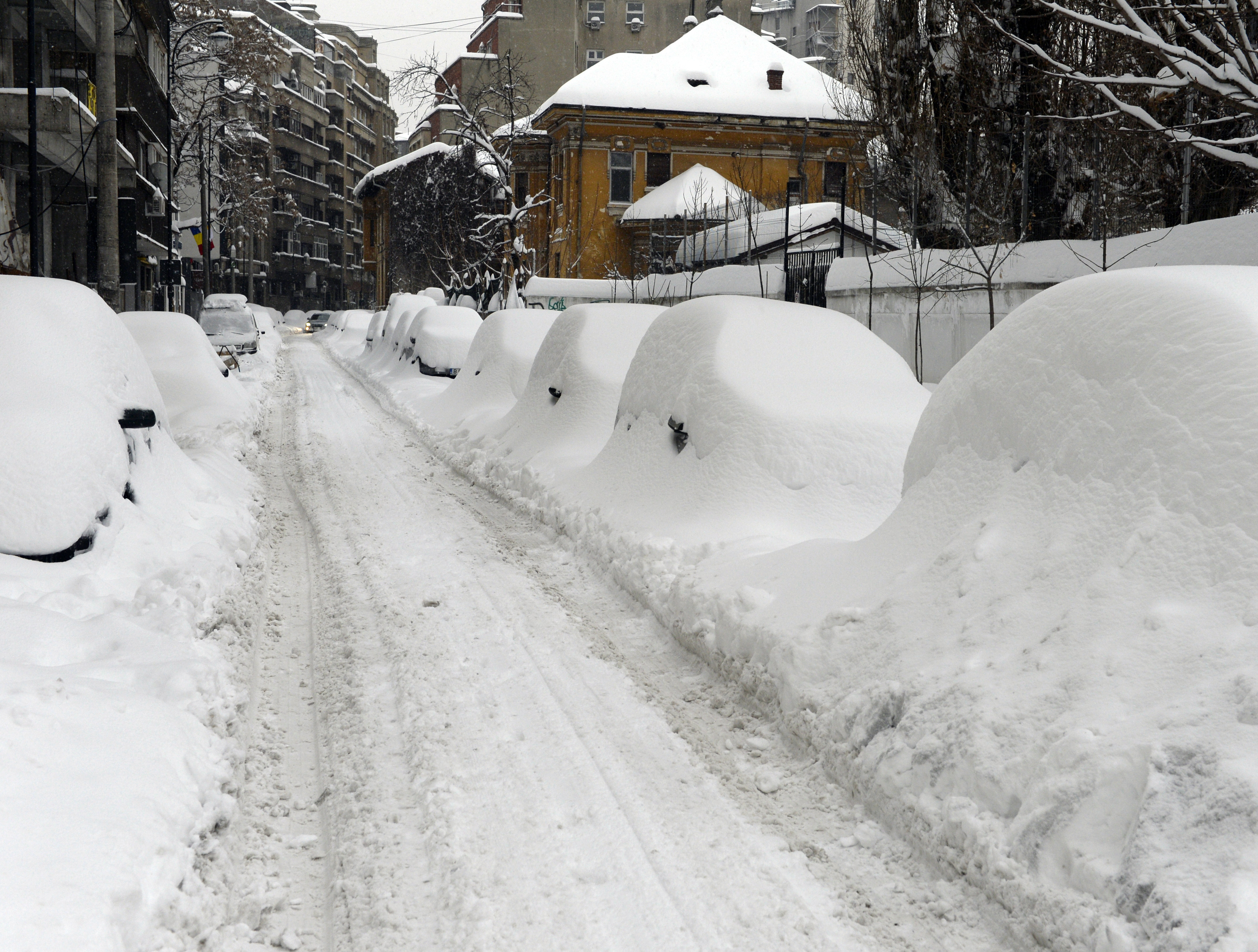 Ger de -26 de grade, în România. Zona lovită de ninsori puternice și viscol
