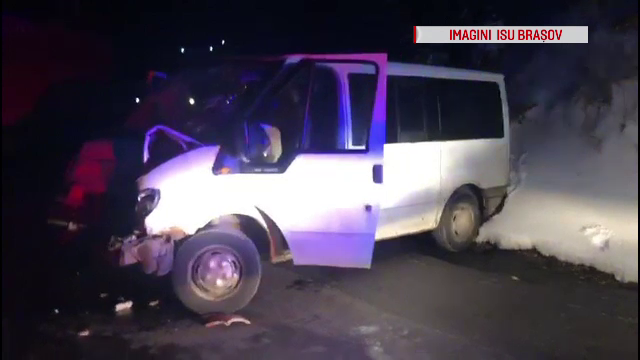 O greșeală făcută de un șofer de microbuz a trimis 3 oameni în spital, în Brașov