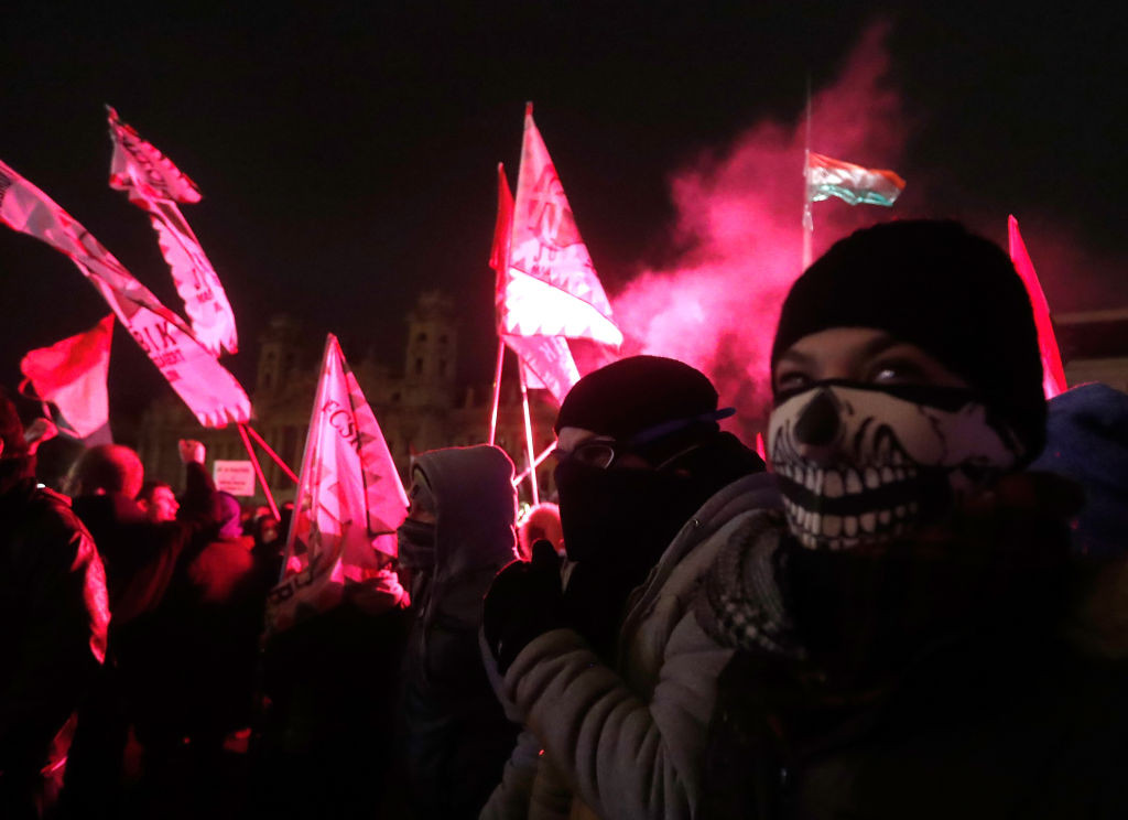 A treia noapte de proteste împotriva "Legii sclaviei", la Budapesta