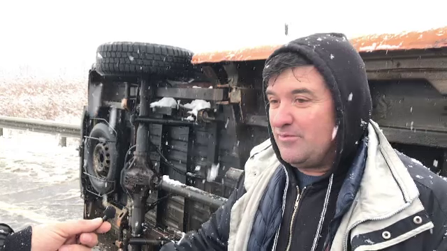 Accidente, localități fără curent, drumuri blocate. Urmările a 2 zile de COD PORTOCALIU