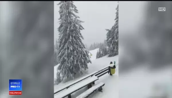 Turiștii veniți în Poiana Brașov, dezamăgiți de vreme: „Au plecat, au cedat psihic”