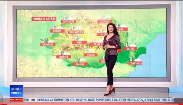 Vremea 20 decembrie 2018. Zona în care temperaturile vor crește ușor