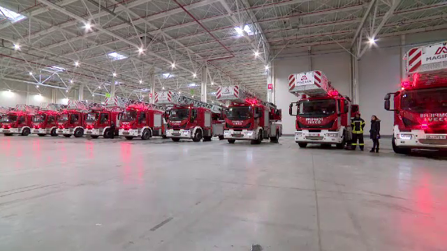 Autoscări noi, pentru pompierii din toată țară. Au fost cumpărate cu fonduri europene