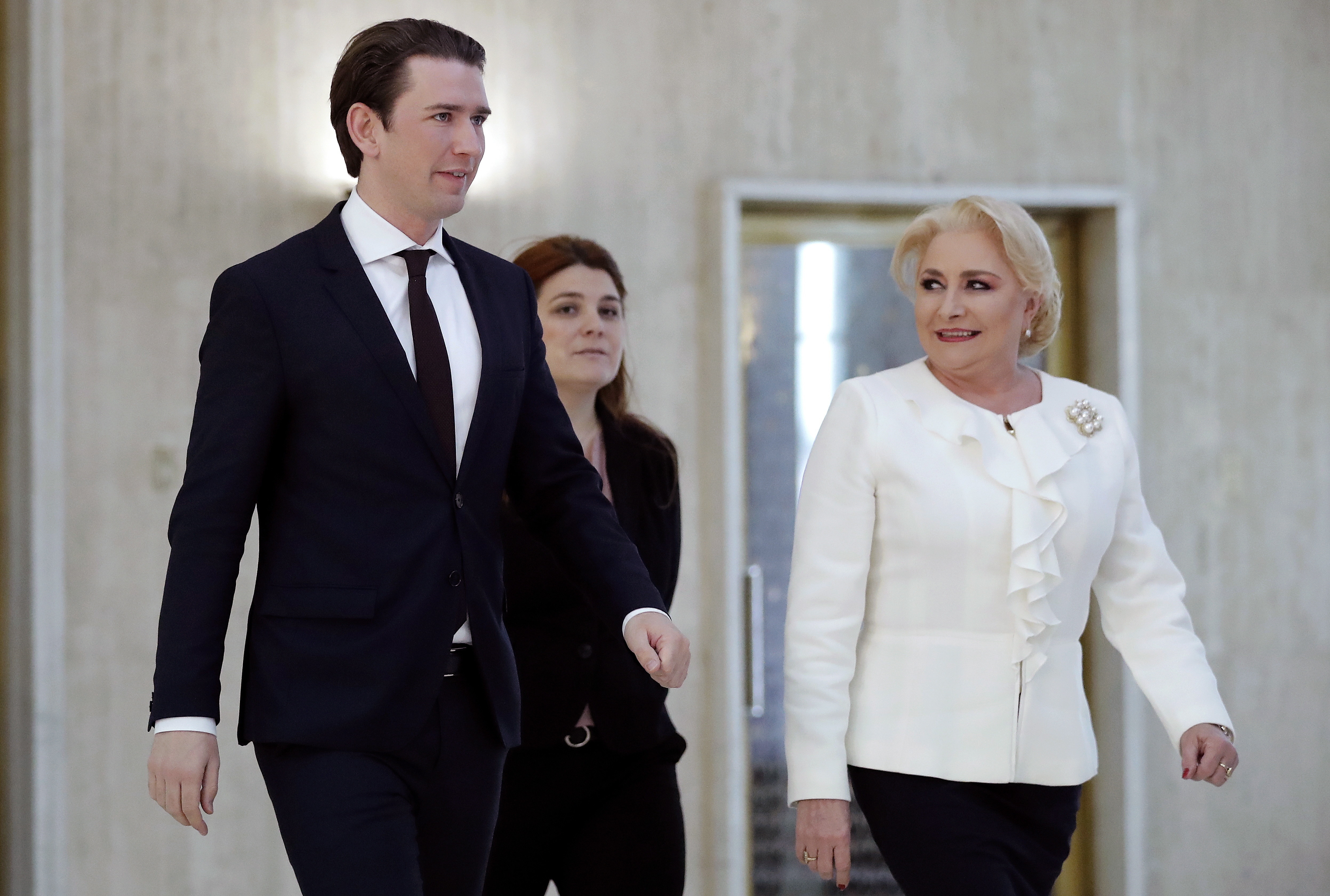 Dăncilă, întrevedere cu omologul său austriac: ”Vizita cancelarului austriac, moment important”