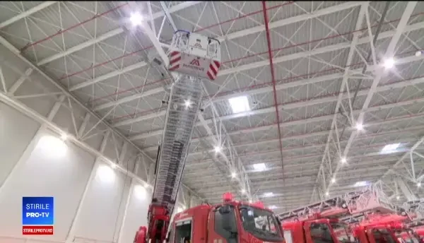 Autoscări noi, pentru pompierii din toată țară. Au fost cumpărate cu fonduri europene