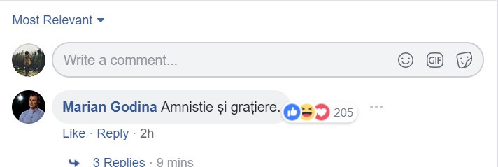 marian godina, comentariu