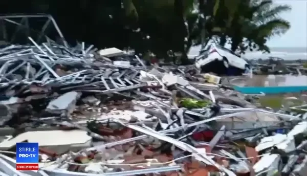 Un tsunami a lovit Indonezia. Cel puțin 62 de oameni au murit, iar aproape 600 sunt răniți