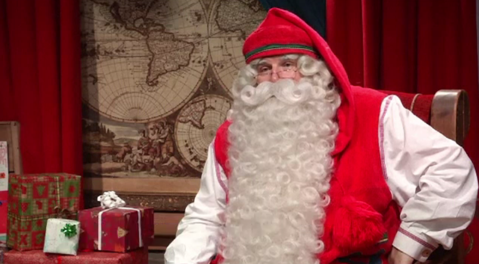 Mesajul transmis de Moș Crăciun locuitorilor planetei, înainte de a-și începe călătoria