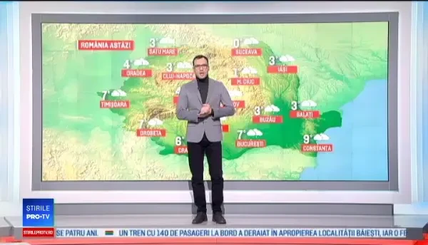 Vremea 24 decembrie 2018. Maximele vor ajunge la 7 grade în Ajunul Crăciunului